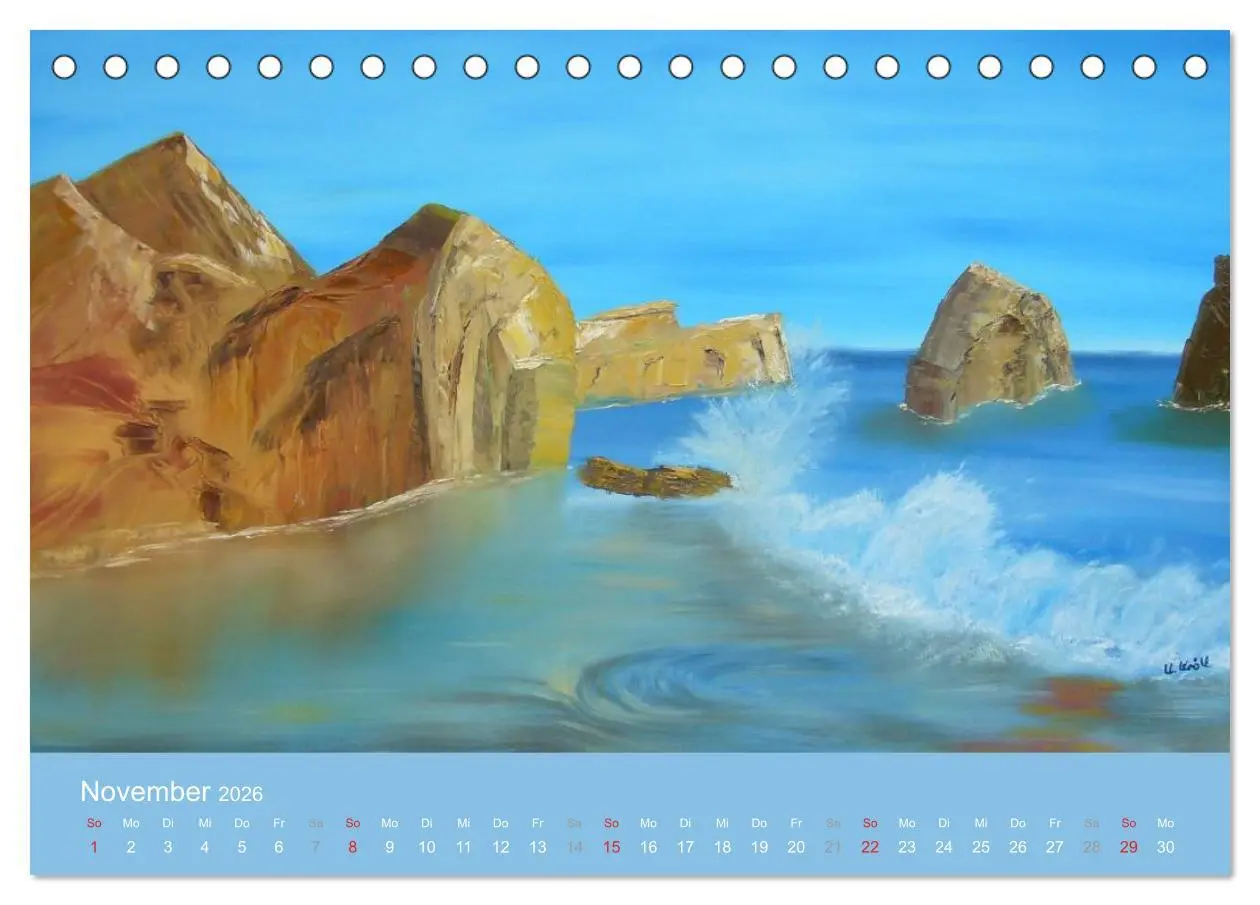 Bild: 9783516164541 | Kunstkalender 2026 - Augenblicke der Malerei (Tischkalender 2026...