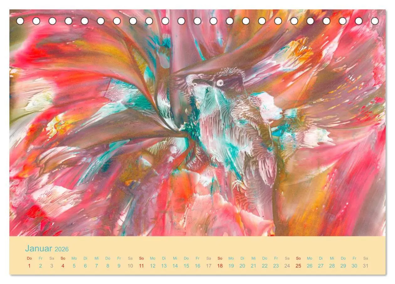 Bild: 9783516164541 | Kunstkalender 2026 - Augenblicke der Malerei (Tischkalender 2026...