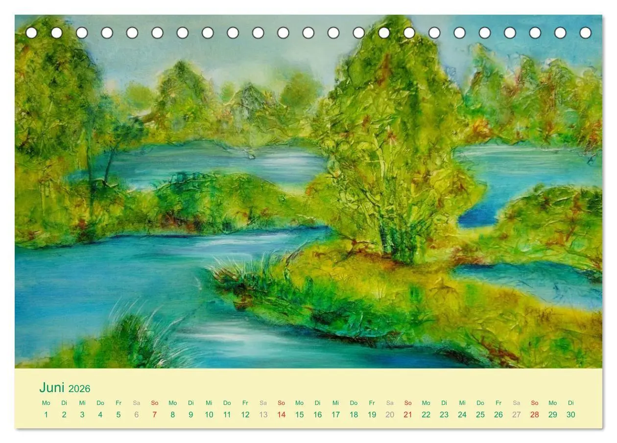 Bild: 9783516164541 | Kunstkalender 2026 - Augenblicke der Malerei (Tischkalender 2026...