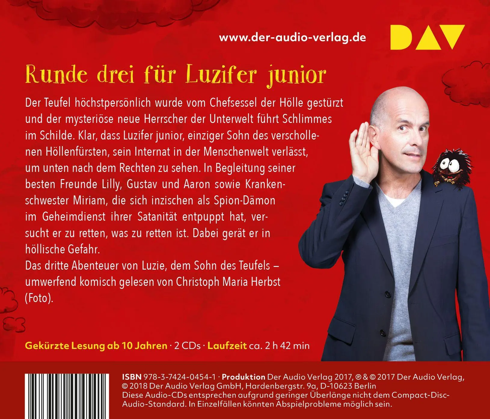 Rückseite: 9783742404541 | Luzifer junior - Teil 03: Einmal Hölle und zurück | Jochen Till | CD