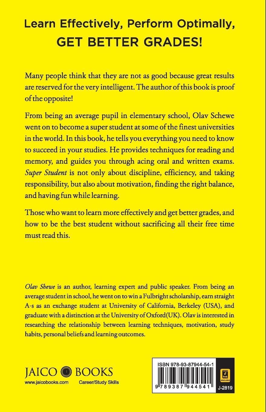 Rückseite: 9789387944541 | Super Student | Olav Schewe | Taschenbuch | Englisch | 2018