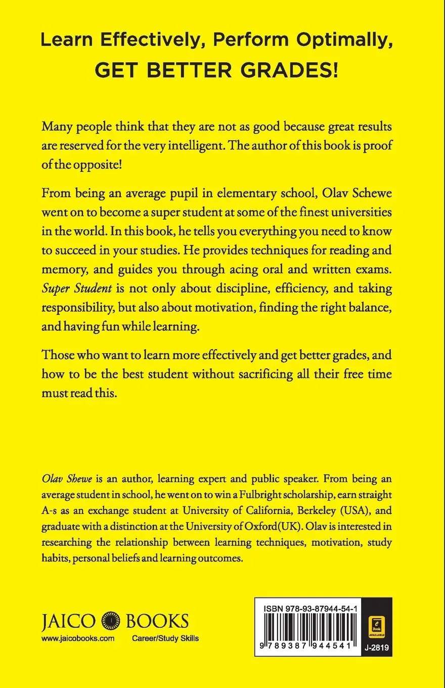 Rückseite: 9789387944541 | Super Student | Olav Schewe | Taschenbuch | Englisch | 2018