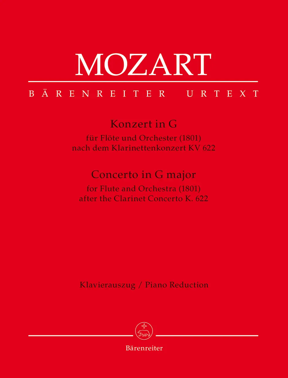 Cover: 9790006504541 | Concerto In G Major For Clarinet | Wolfgang Amadeus Mozart