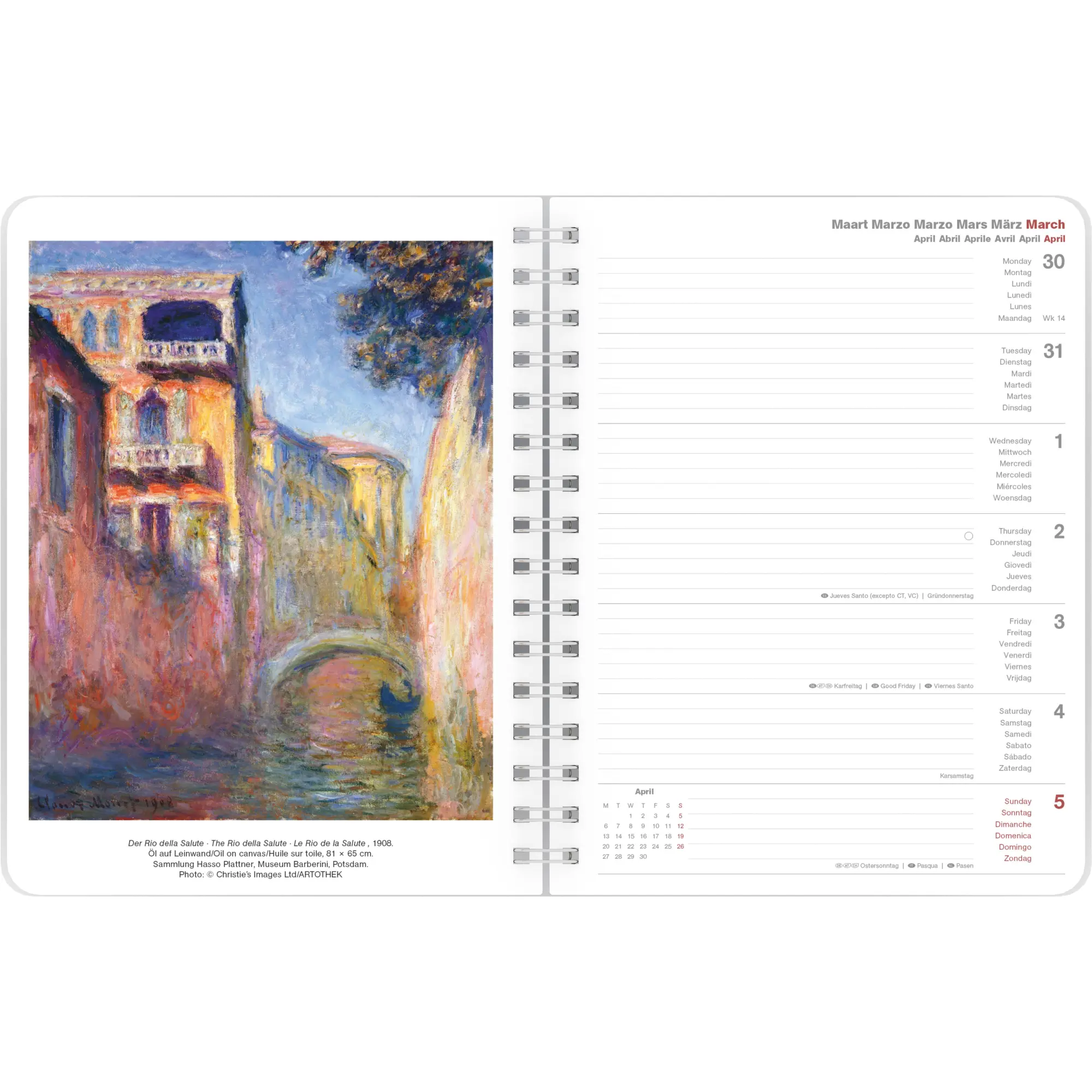 Bild: 4069095004641 | Claude Monet 2026 - Diary - Buchkalender - Taschenkalender -...