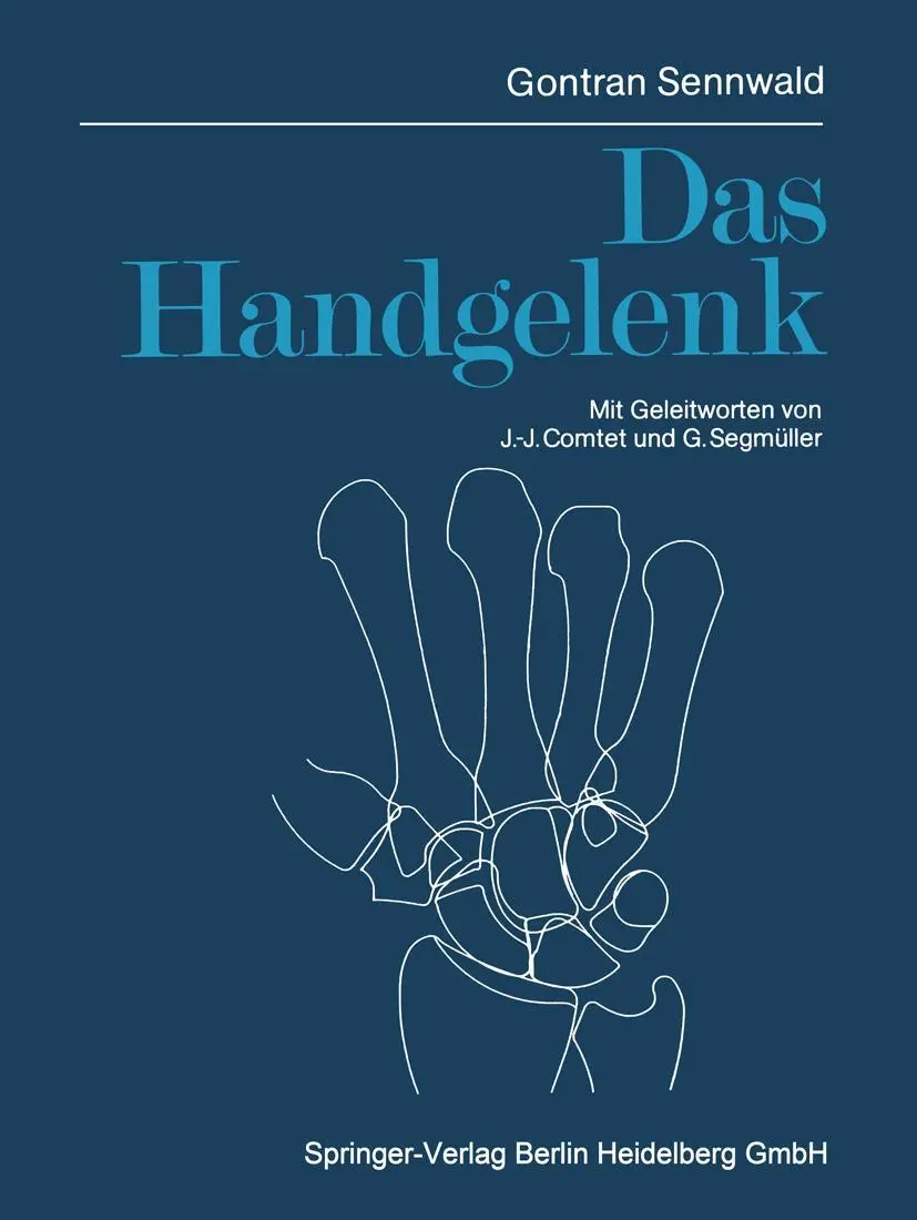 Cover: 9783662064641 | Das Handgelenk | Gontran Sennwald | Taschenbuch | xiv | Deutsch | 2012