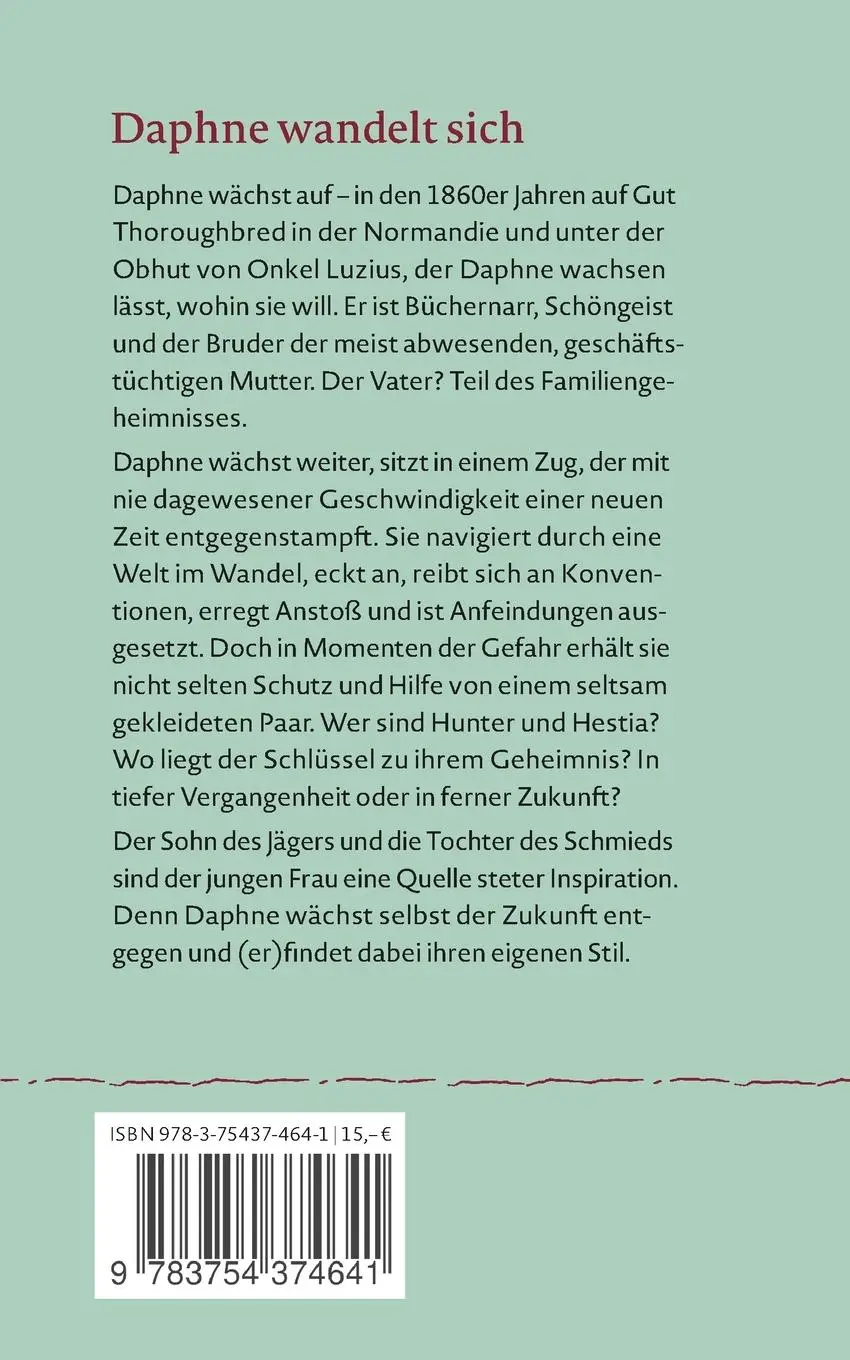 Rückseite: 9783754374641 | Zeitenspiele | Daphnes Verwandlung | Silvia Falk | Taschenbuch | 2021