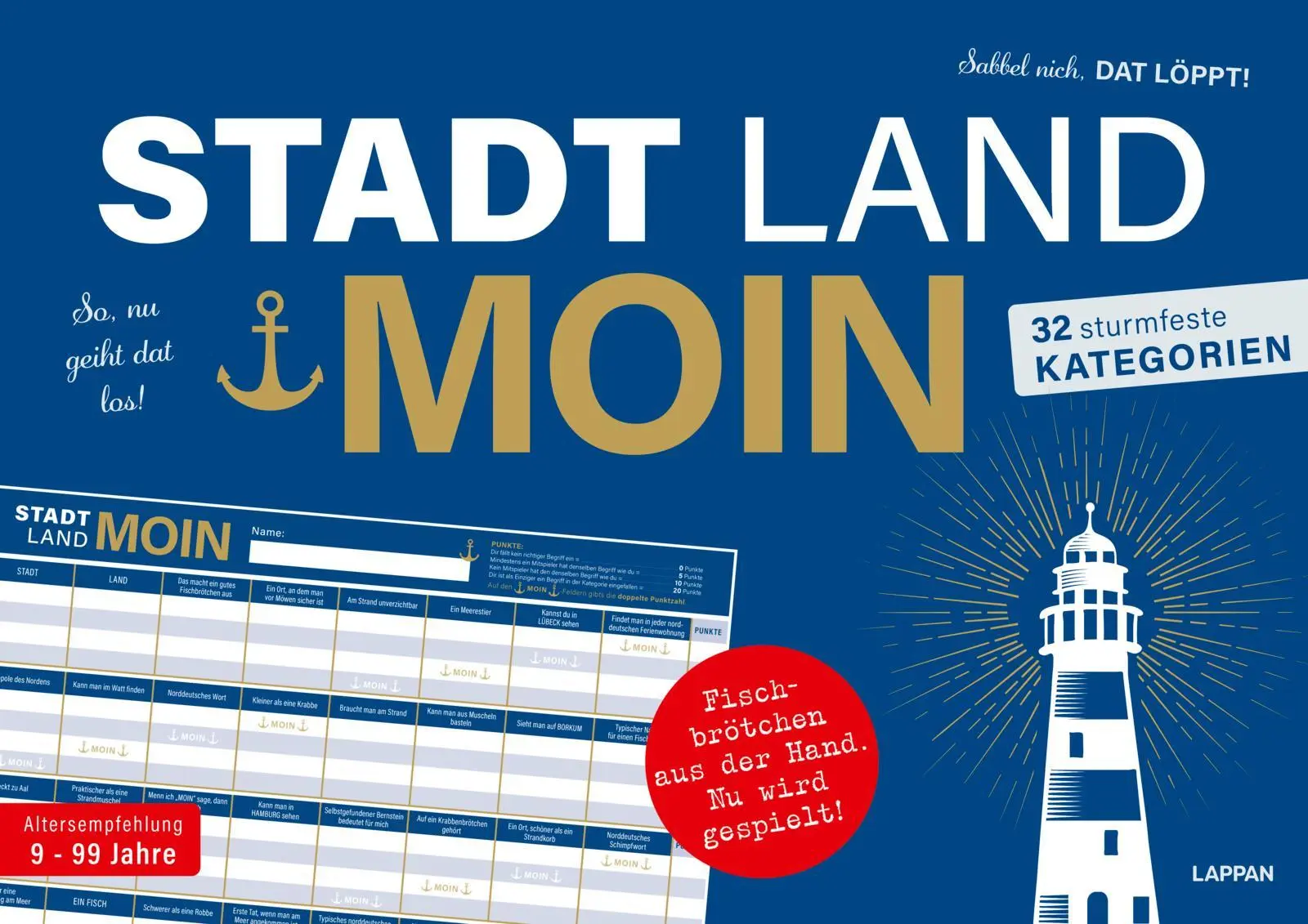 Cover: 9783830364641 | Stadt, Land, MOIN | Das Kult-Spiel für alle Norddeutschen | Buch
