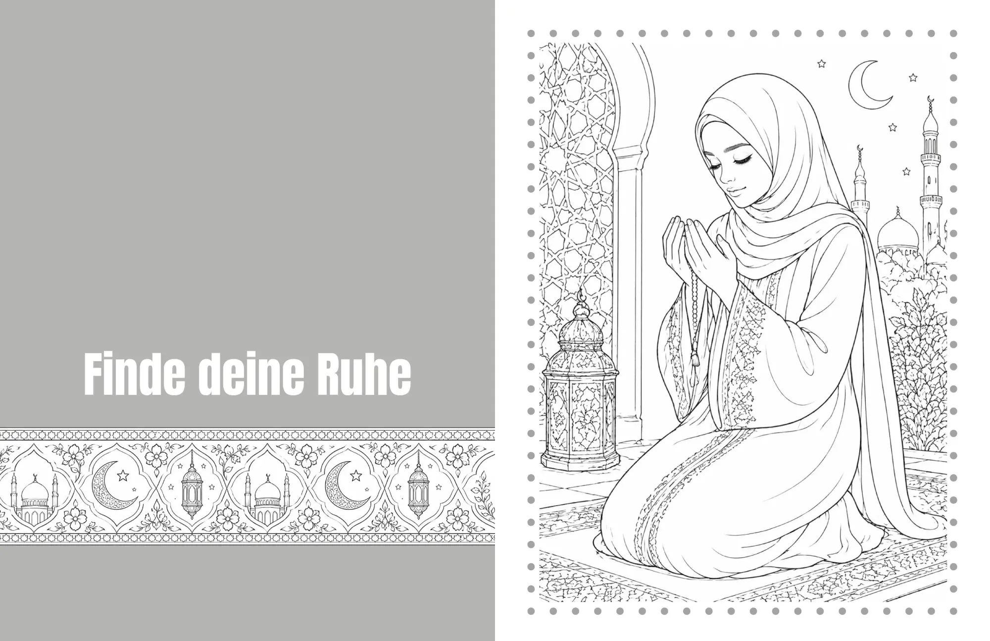 Bild: 9783990514641 | Elegante Hijab Frauen - Malbuch für Erwachsene mit stilvollen...