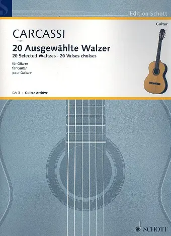 Cover: 9790001094641 | Ausgewahlte Walzer(20) | Matteo Carcassi | Buch | Schott Music
