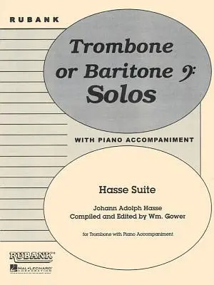 Cover: 9781495014741 | Hasse Suite | Trombone Solo with Piano - Grade 4 | William Gower