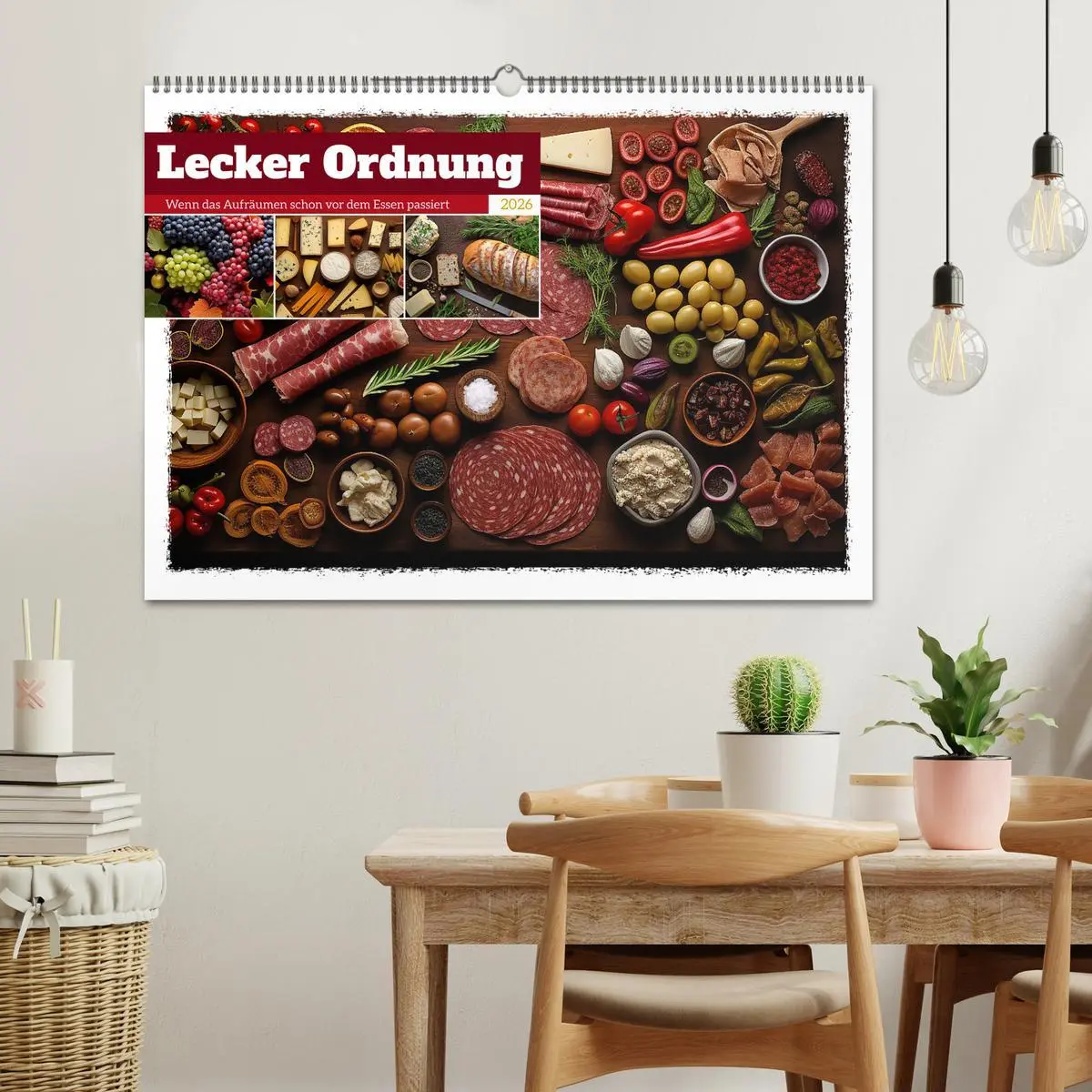Bild: 9783457504741 | Lecker Ordnung (Wandkalender 2026 DIN A2 quer), CALVENDO...