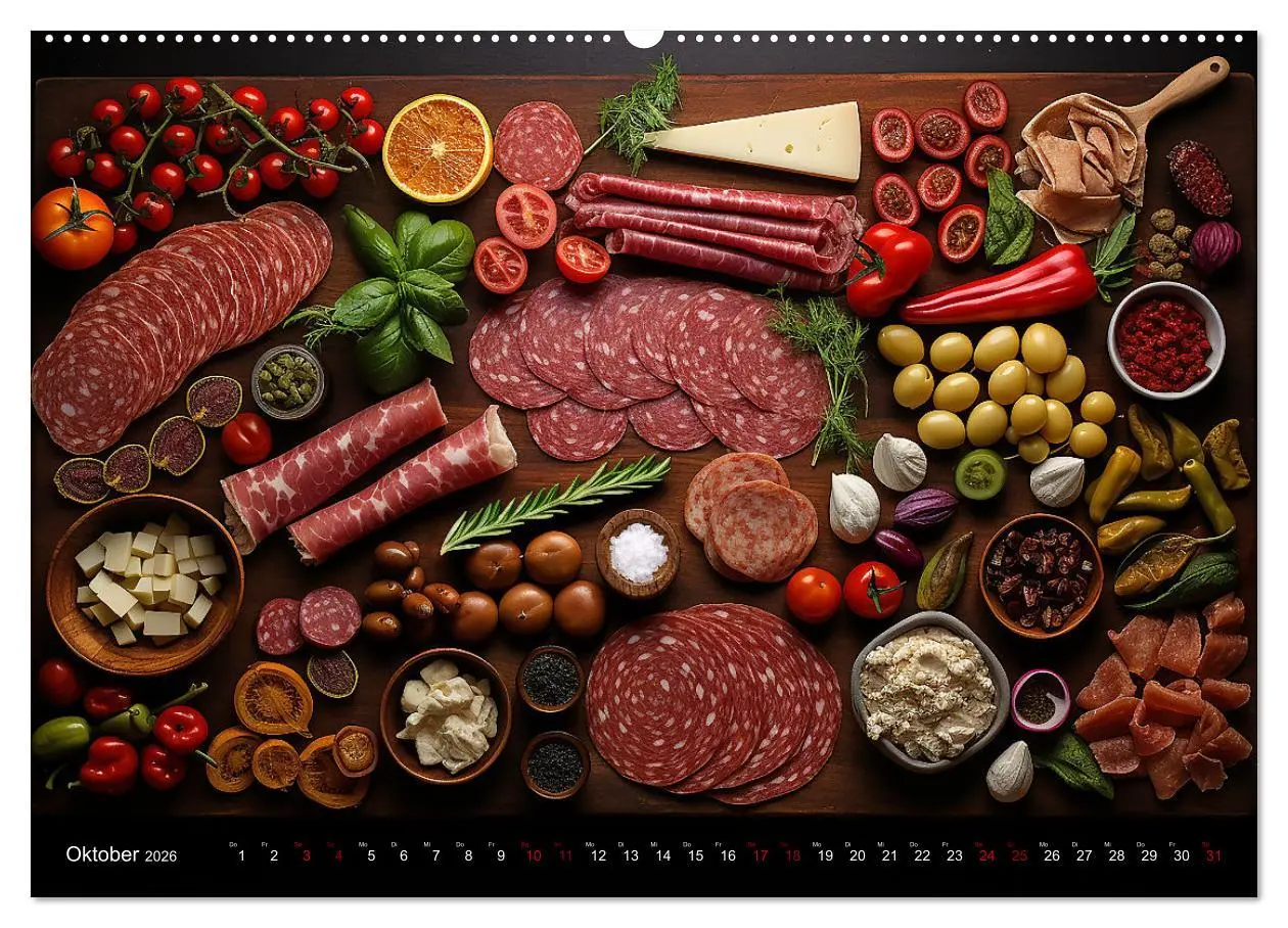 Bild: 9783457504741 | Lecker Ordnung (Wandkalender 2026 DIN A2 quer), CALVENDO...