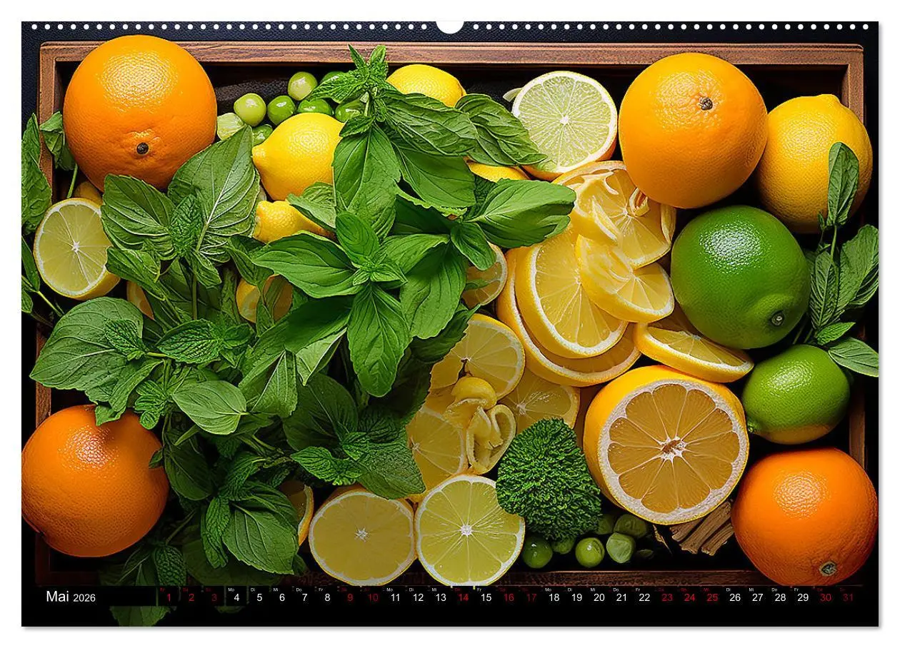 Bild: 9783457504741 | Lecker Ordnung (Wandkalender 2026 DIN A2 quer), CALVENDO...