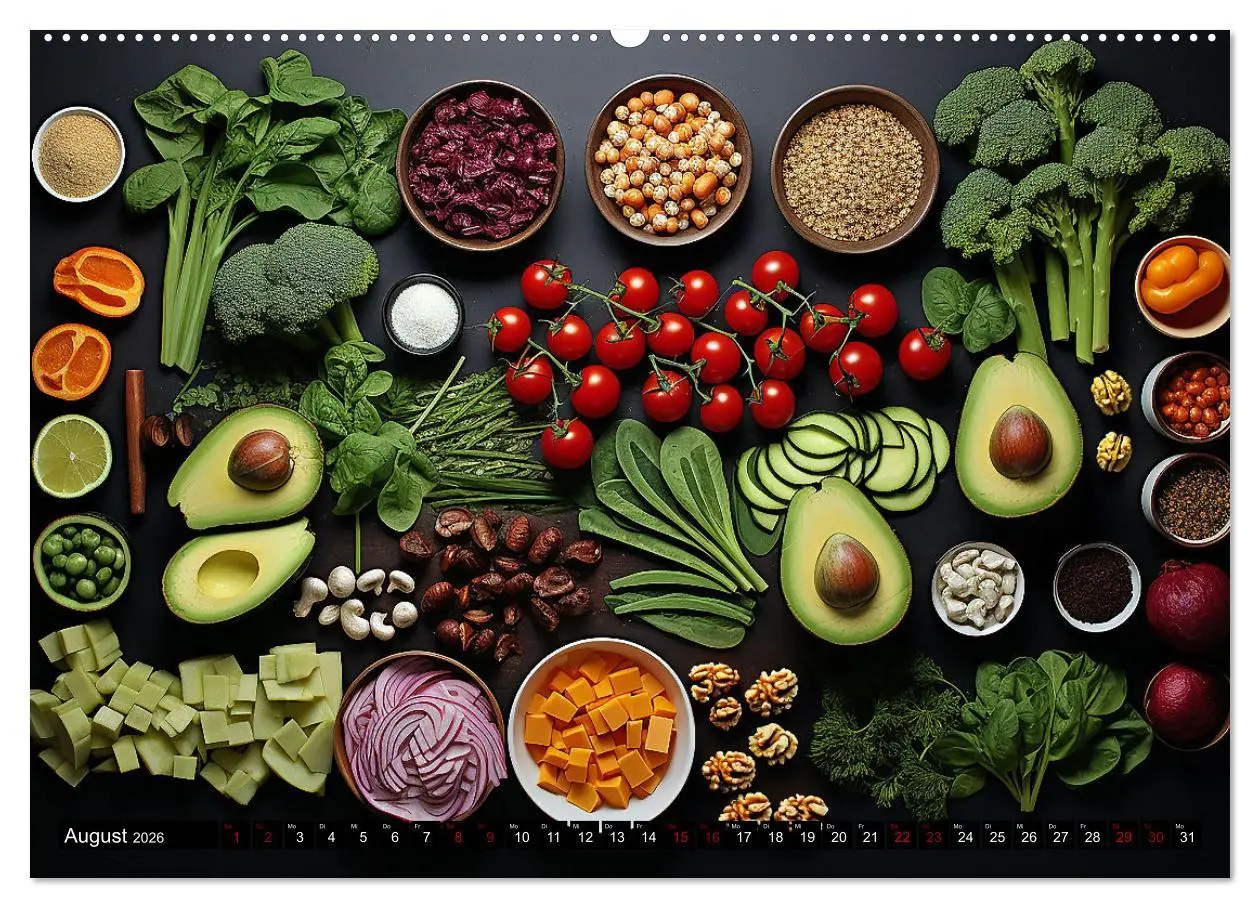 Bild: 9783457504741 | Lecker Ordnung (Wandkalender 2026 DIN A2 quer), CALVENDO...