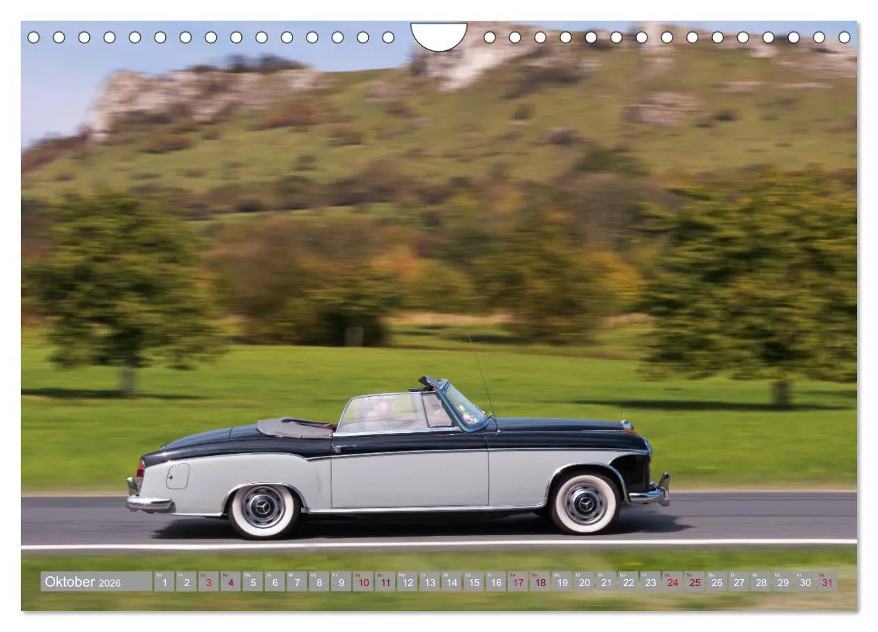 Bild: 9783457744741 | on the road Classic Cabrios (Wandkalender 2026 DIN A4 quer),...