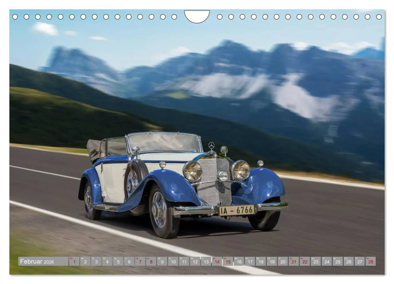 Bild: 9783457744741 | on the road Classic Cabrios (Wandkalender 2026 DIN A4 quer),...