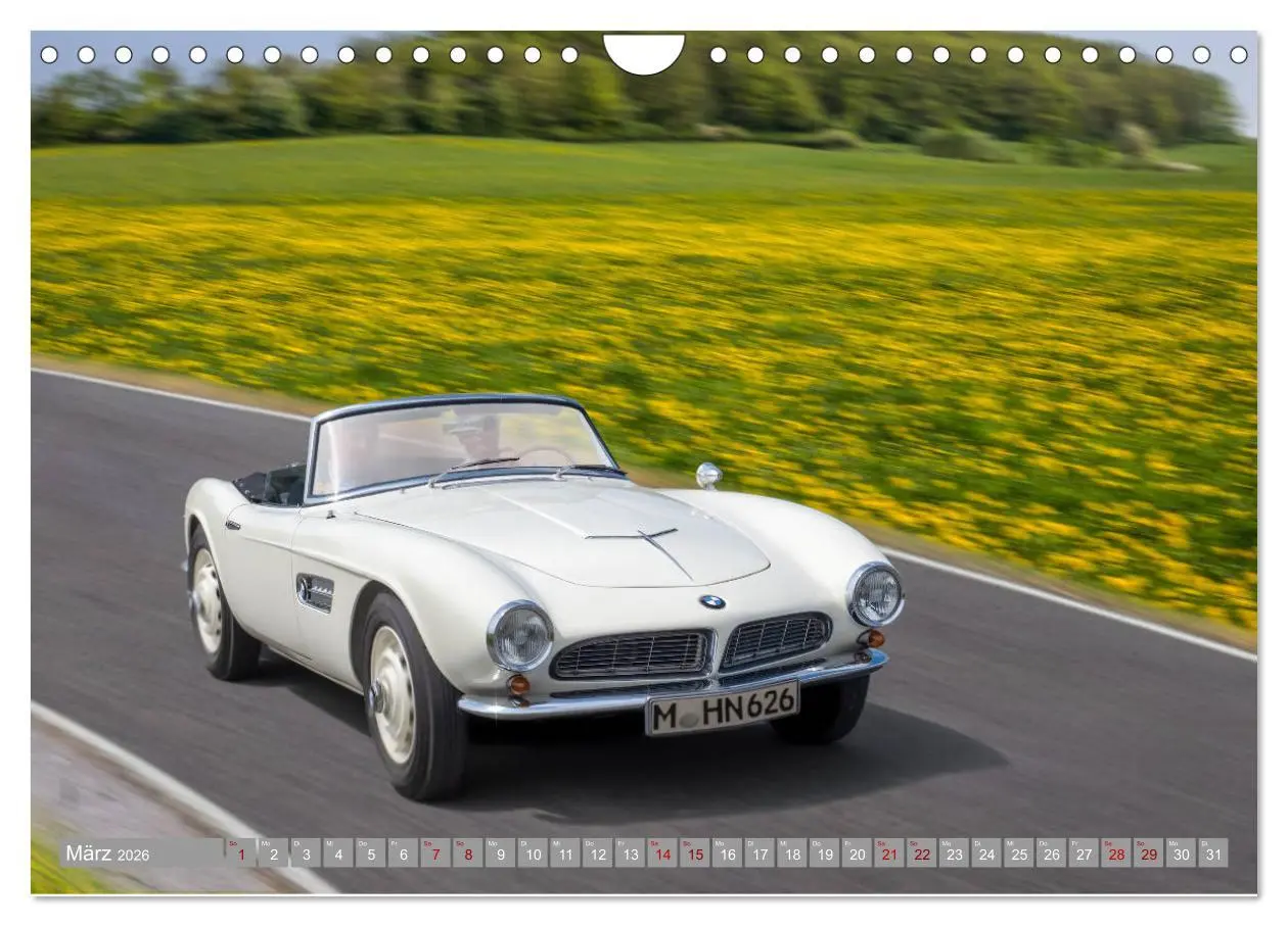Bild: 9783457744741 | on the road Classic Cabrios (Wandkalender 2026 DIN A4 quer),...