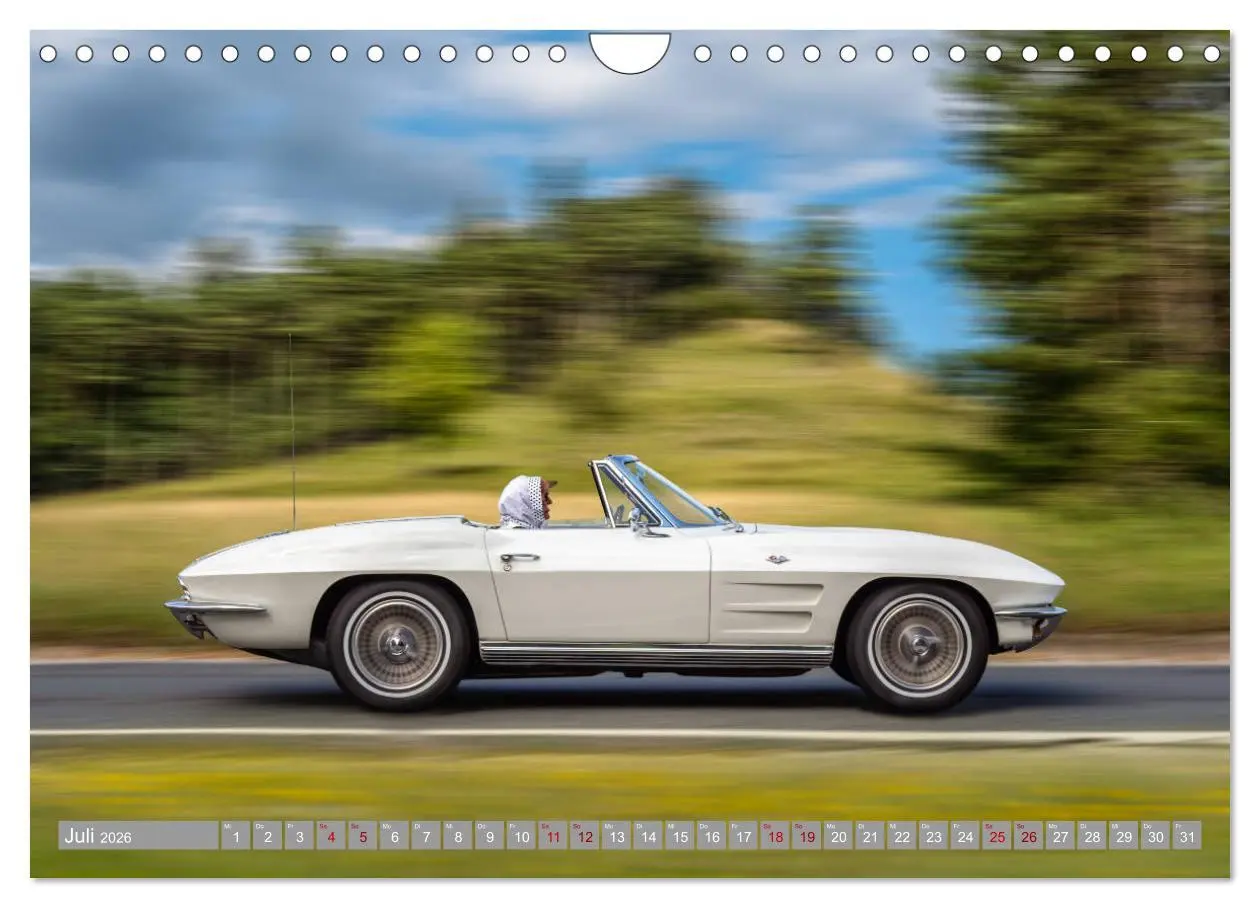 Bild: 9783457744741 | on the road Classic Cabrios (Wandkalender 2026 DIN A4 quer),...