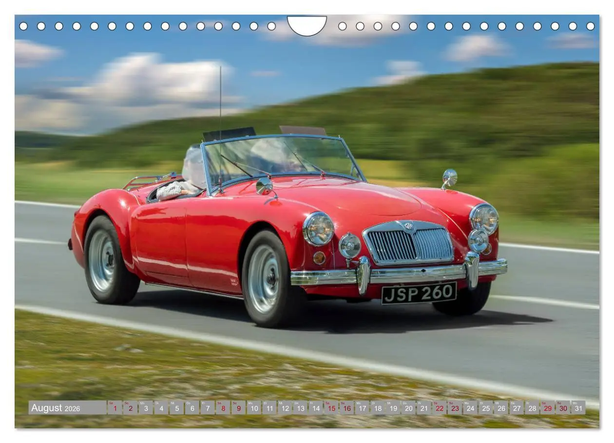 Bild: 9783457744741 | on the road Classic Cabrios (Wandkalender 2026 DIN A4 quer),...