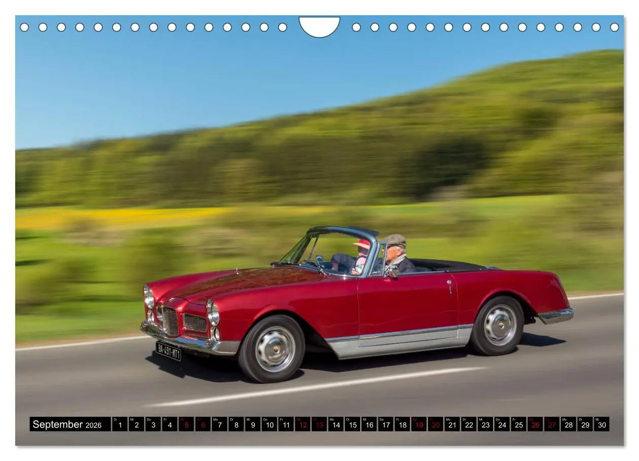 Bild: 9783457744741 | on the road Classic Cabrios (Wandkalender 2026 DIN A4 quer),...
