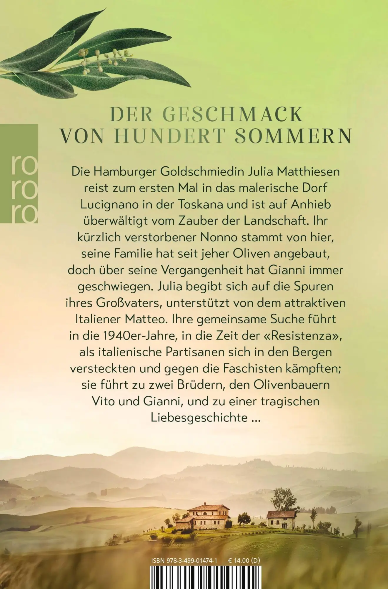Rückseite: 9783499014741 | Zypressensommer | Teresa Simon | Taschenbuch | 448 S. | Deutsch | 2025