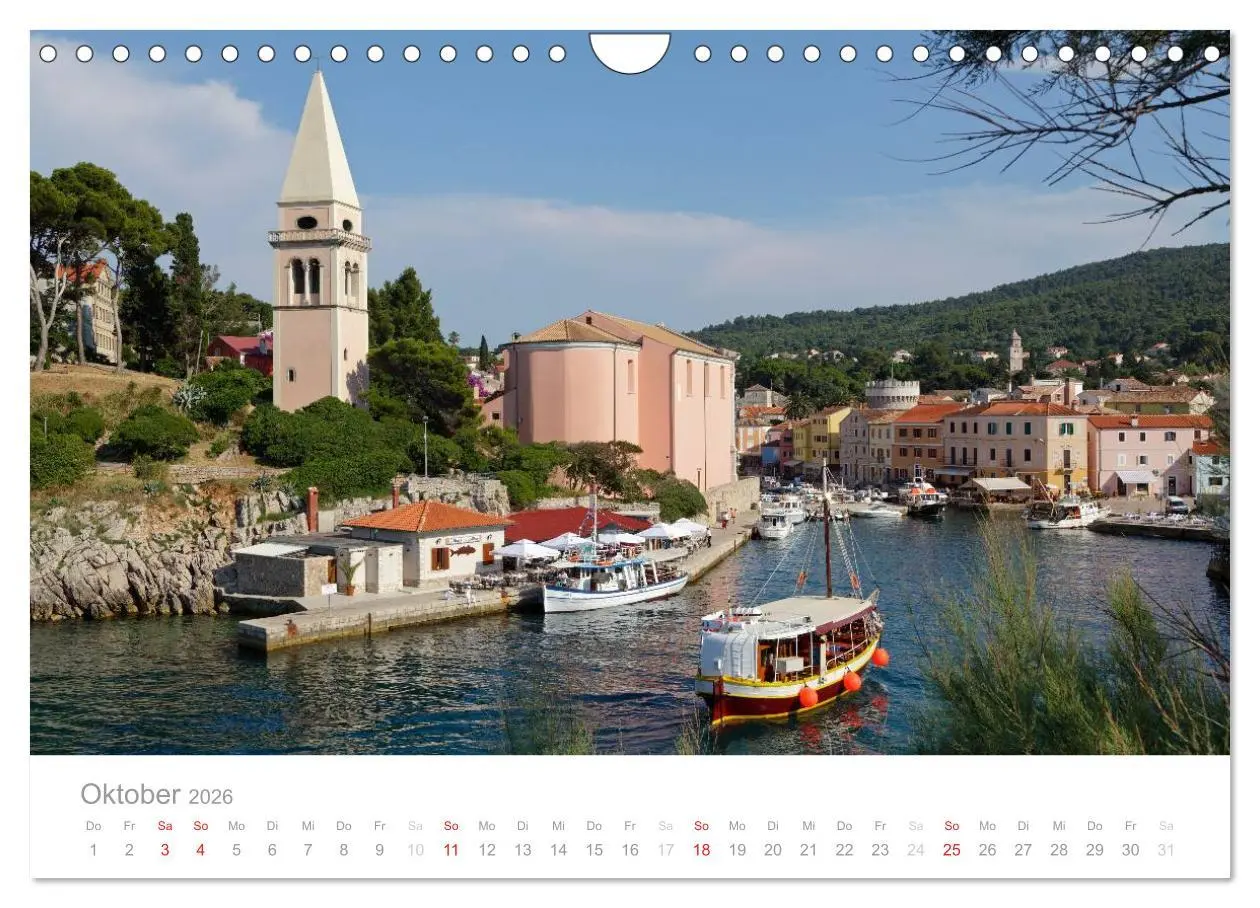 Bild: 9783516144741 | Kroatische Adriaküste (Wandkalender 2026 DIN A4 quer), CALVENDO...