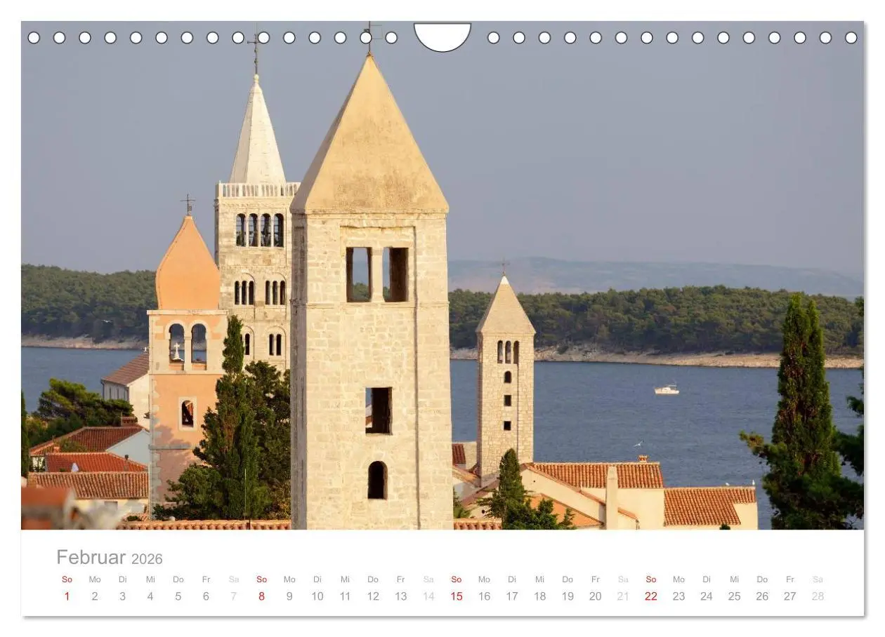 Bild: 9783516144741 | Kroatische Adriaküste (Wandkalender 2026 DIN A4 quer), CALVENDO...