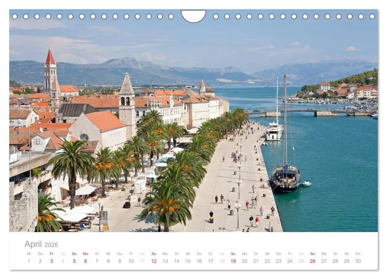 Bild: 9783516144741 | Kroatische Adriaküste (Wandkalender 2026 DIN A4 quer), CALVENDO...