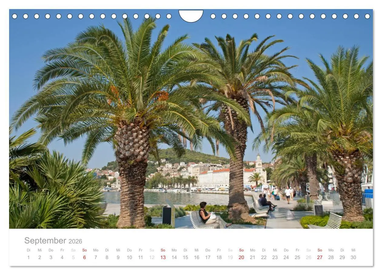 Bild: 9783516144741 | Kroatische Adriaküste (Wandkalender 2026 DIN A4 quer), CALVENDO...