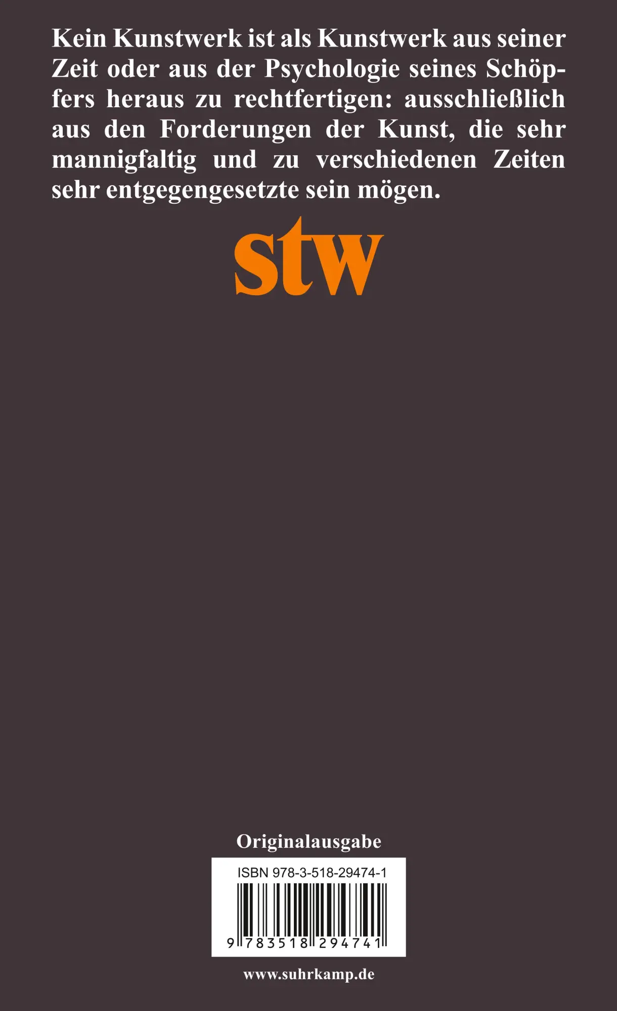 Rückseite: 9783518294741 | Jenseits der Schönheit | Schriften zur Ästhetik und Kunstphilosophie