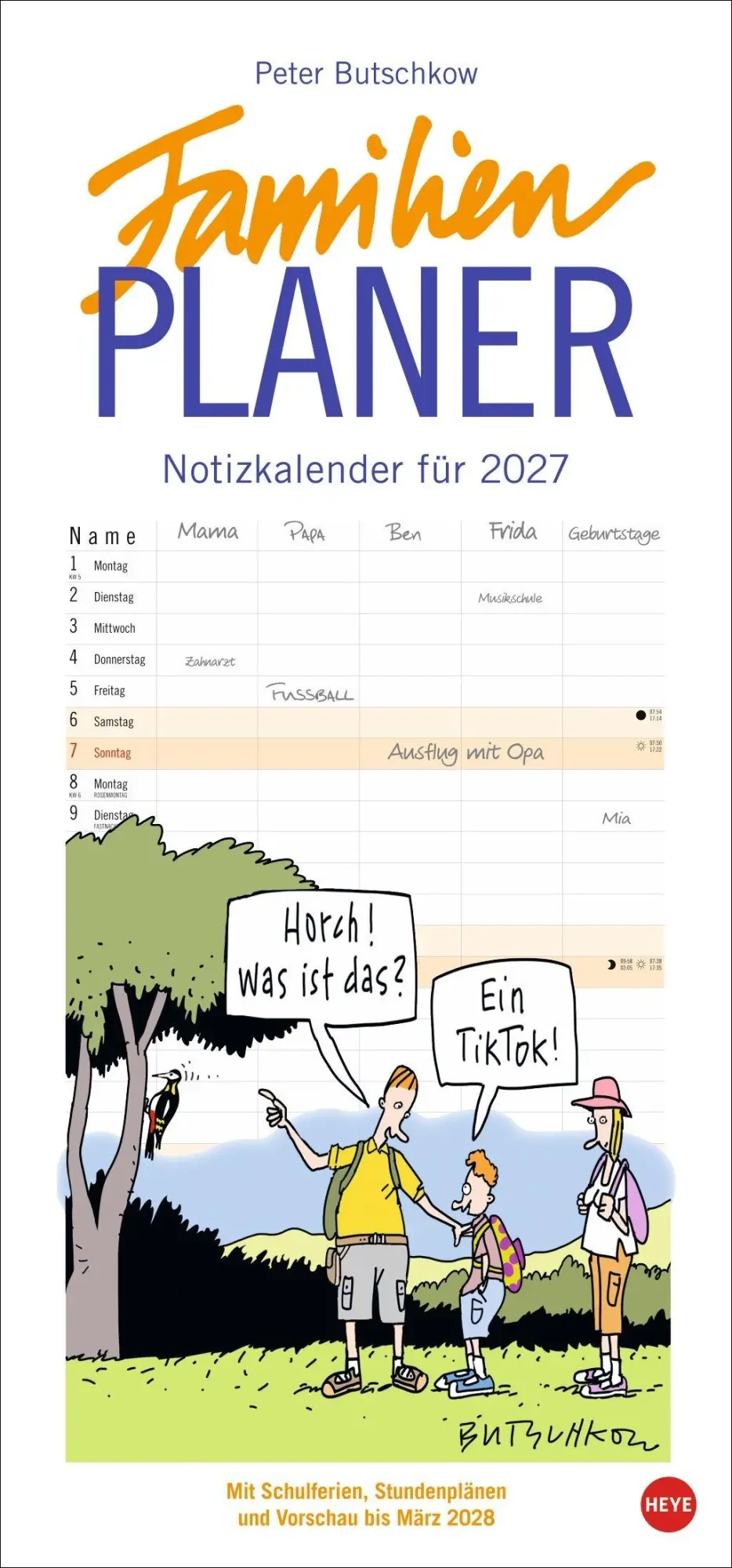 Cover: 9783756414741 | Peter Butschkow: Familienplaner 2027 | Peter Butschkow | Kalender