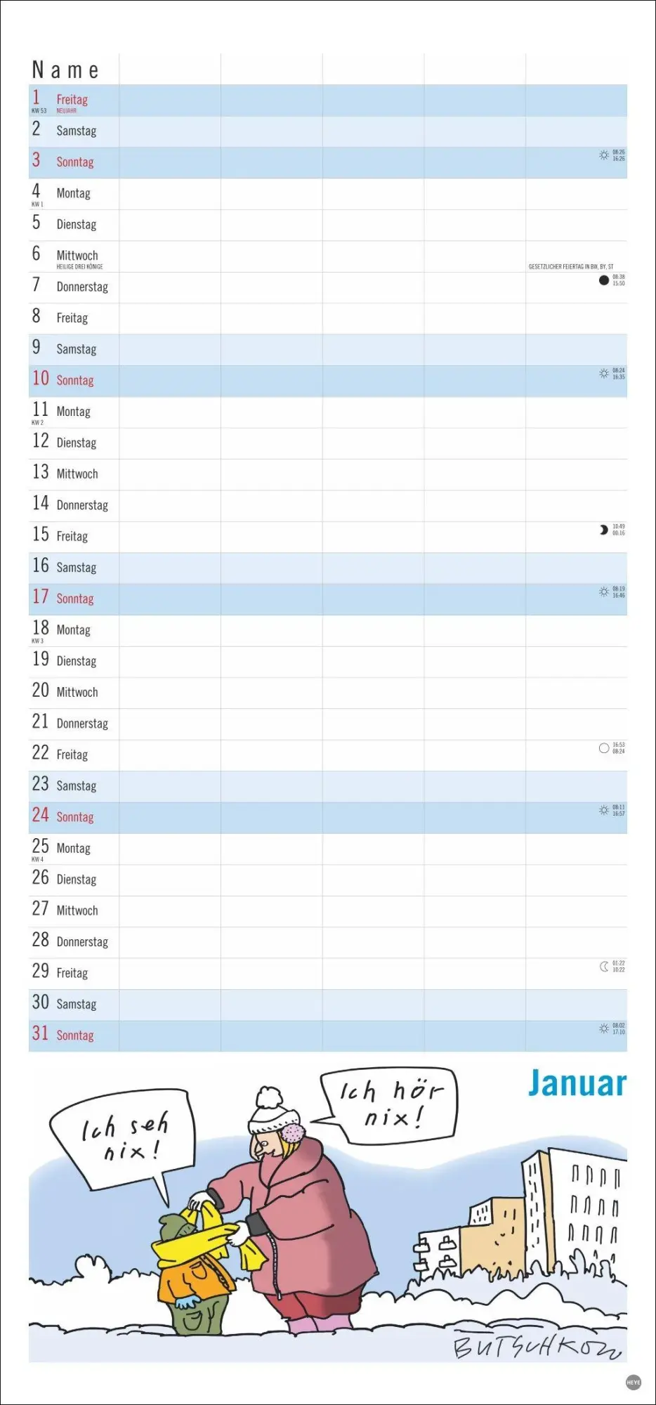Bild: 9783756414741 | Peter Butschkow: Familienplaner 2027 | Peter Butschkow | Kalender