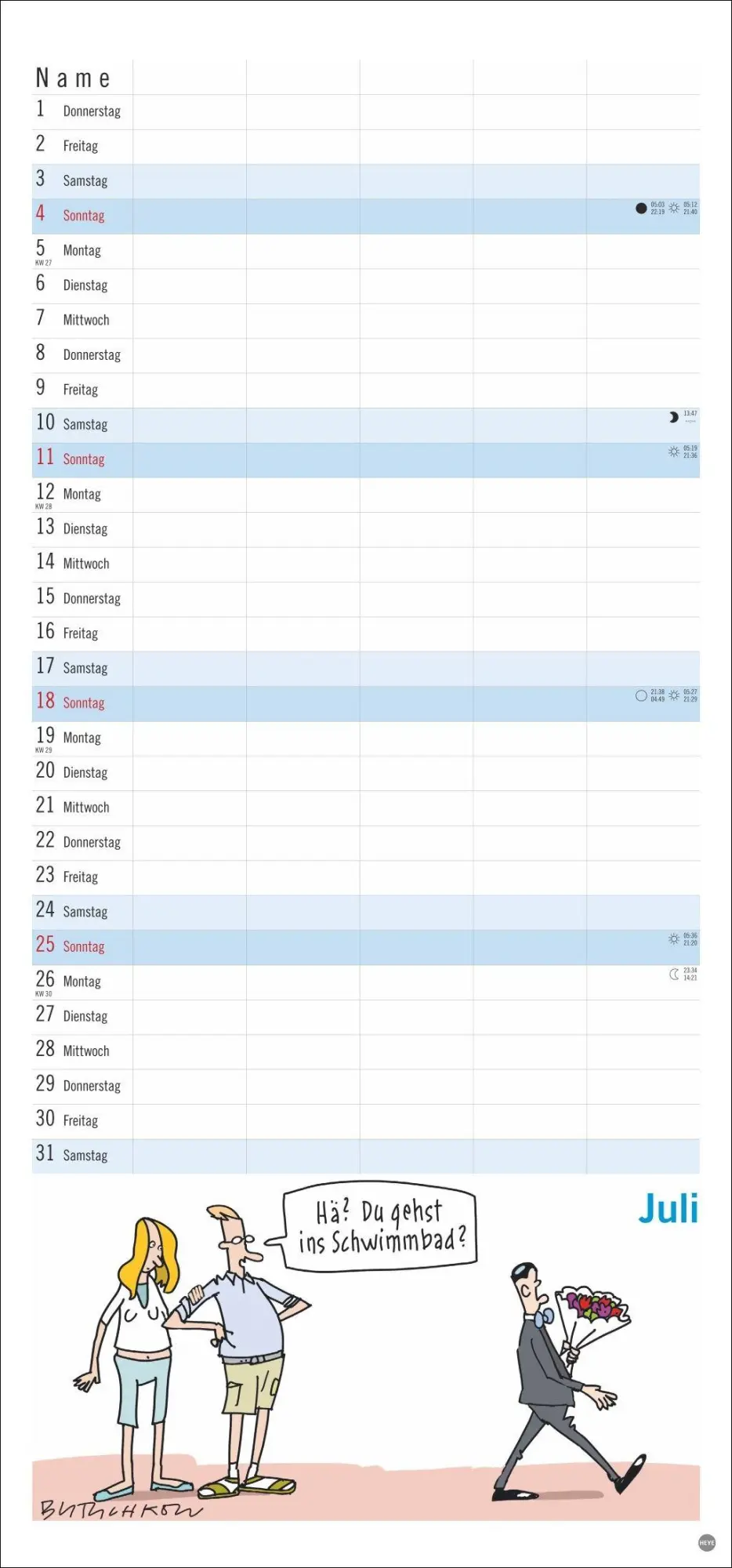 Bild: 9783756414741 | Peter Butschkow: Familienplaner 2027 | Peter Butschkow | Kalender