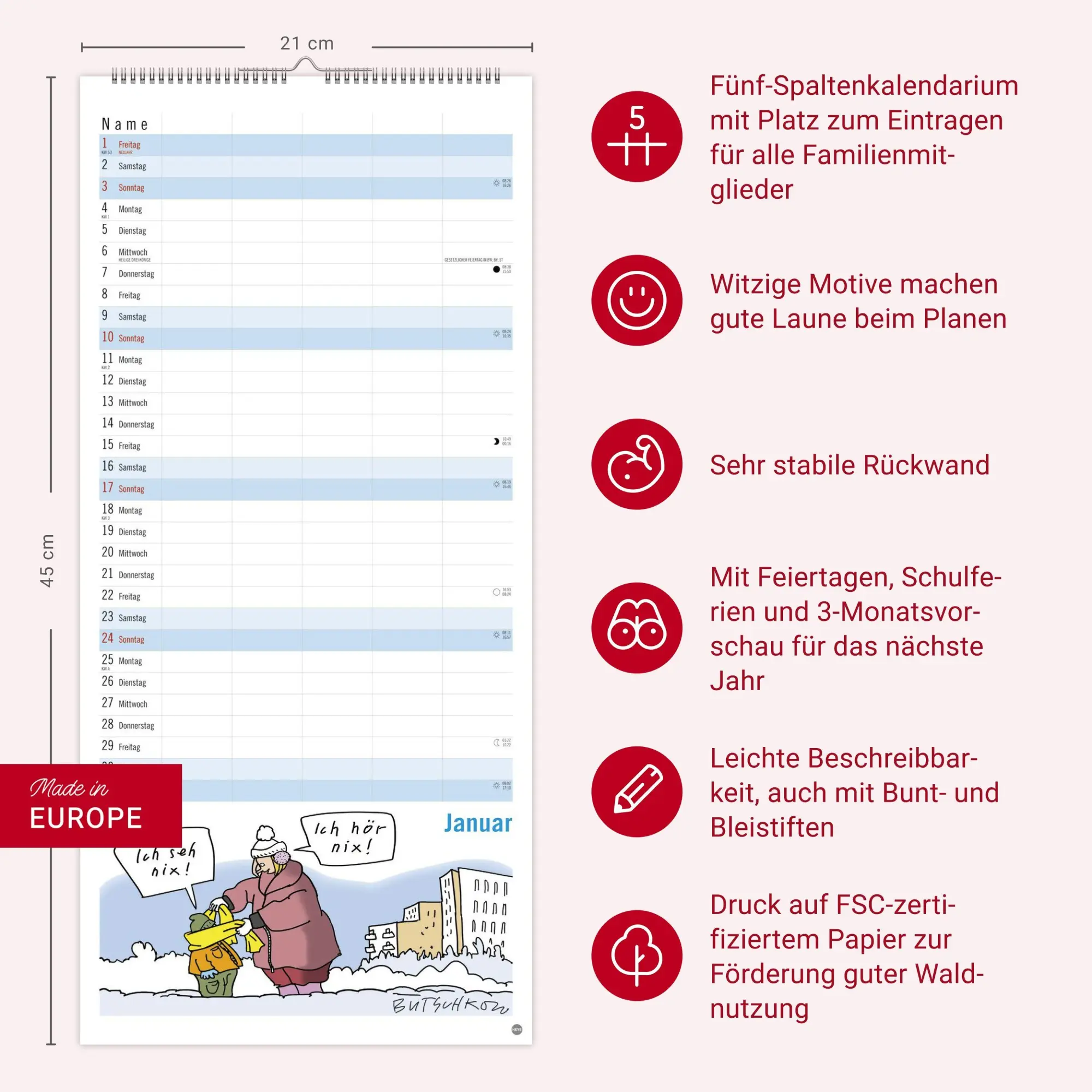 Bild: 9783756414741 | Peter Butschkow: Familienplaner 2027 | Peter Butschkow | Kalender
