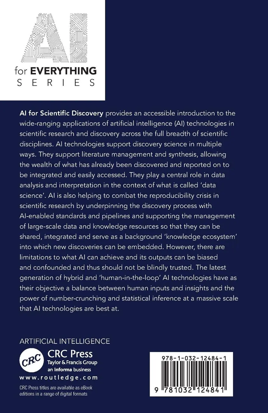 Rückseite: 9781032124841 | AI for Scientific Discovery | Janna Hastings | Taschenbuch | Englisch