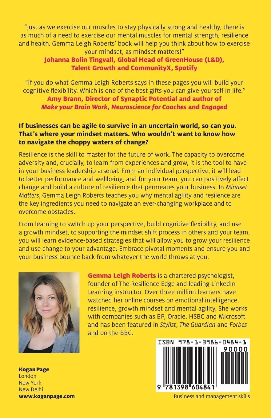 Rückseite: 9781398604841 | Mindset Matters | Gemma Leigh Roberts | Taschenbuch | Englisch | 2022