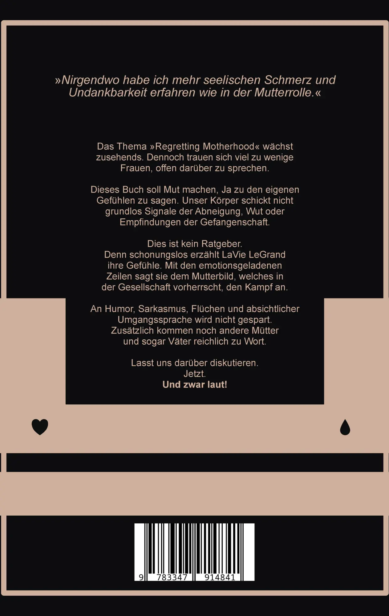 Rückseite: 9783347914841 | Regretting Motherhood | Zwischen Liebe und Verzweiflung | LeGrand