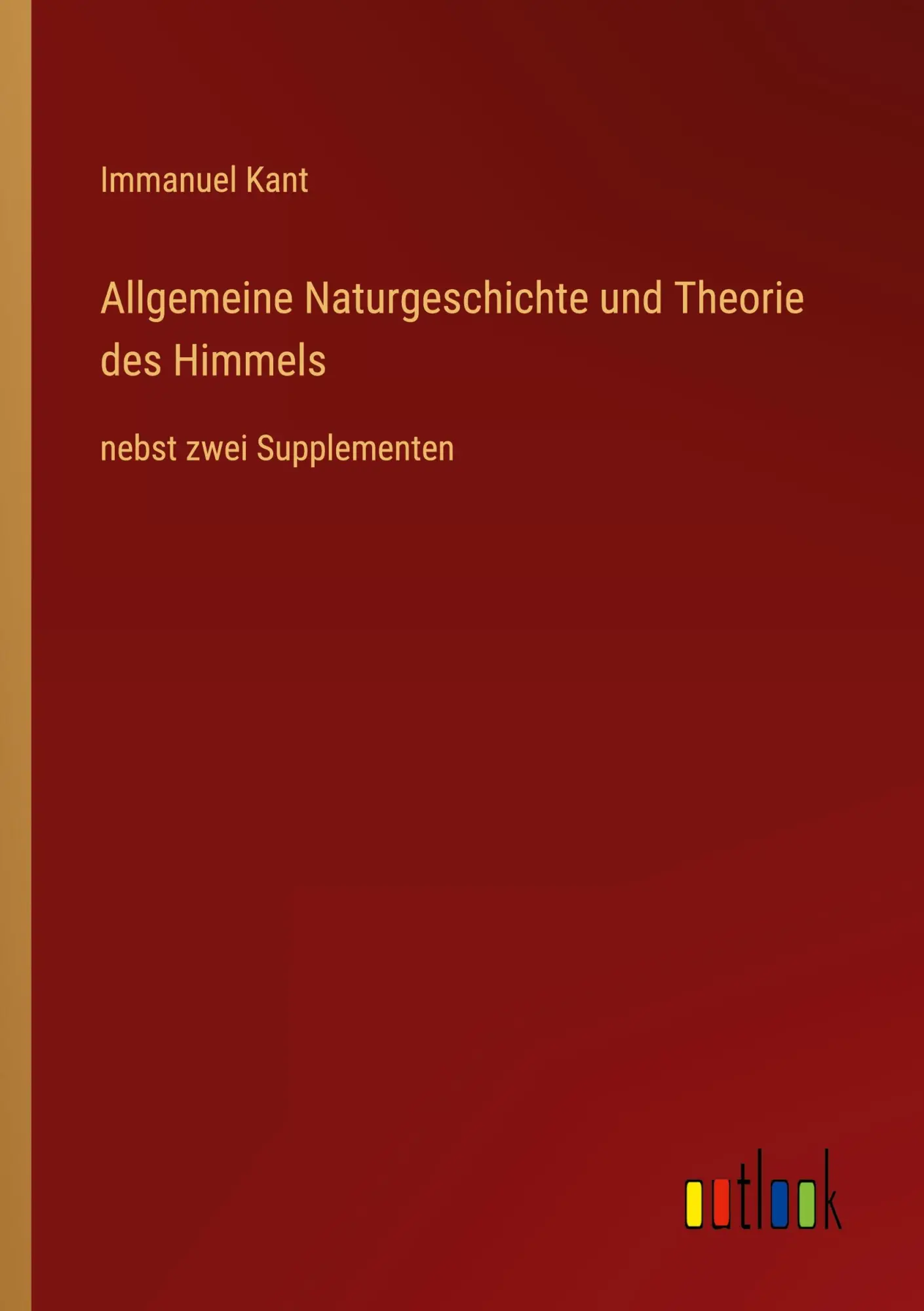 Allgemeine Naturgeschichte und Theorie des Himmels