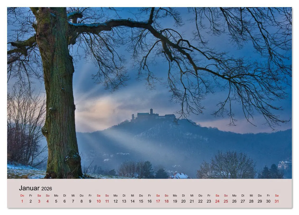 Bild: 9783457594841 | Naturerlebnis Thüringen (Wandkalender 2026 DIN A2 quer), CALVENDO...