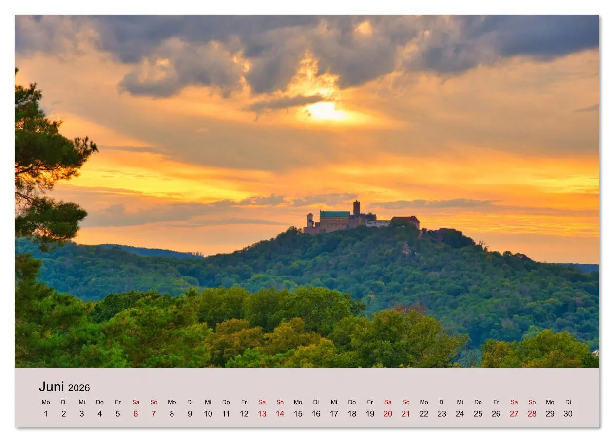 Bild: 9783457594841 | Naturerlebnis Thüringen (Wandkalender 2026 DIN A2 quer), CALVENDO...