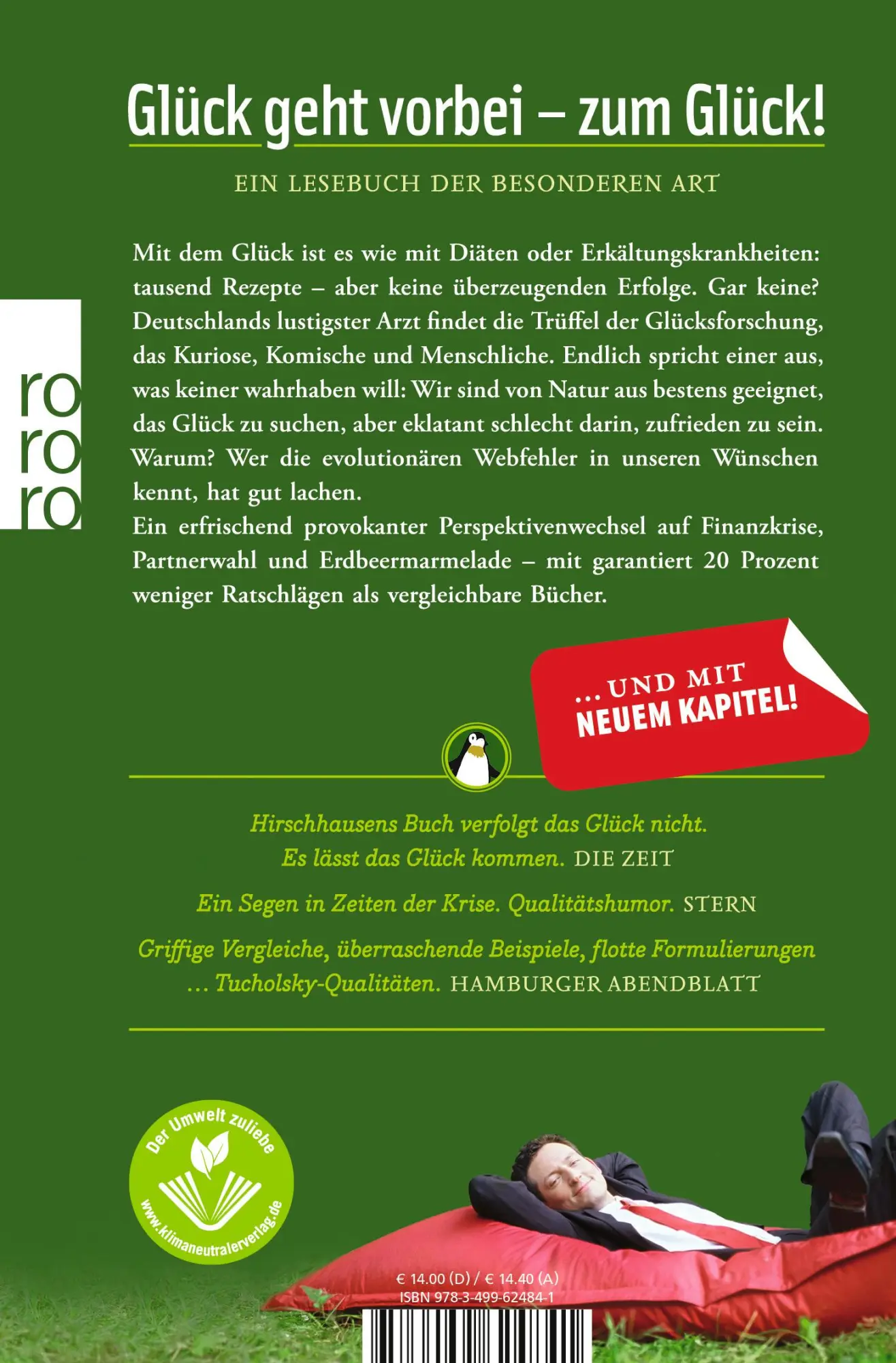 Rückseite: 9783499624841 | Glück kommt selten allein ... | Eckart von Hirschhausen | Taschenbuch