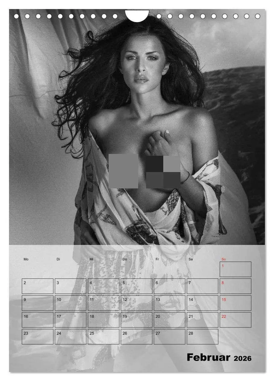 Bild: 9783516444841 | Knisternde Erotik in schwarz-weiß (Wandkalender 2026 DIN A4 hoch),...