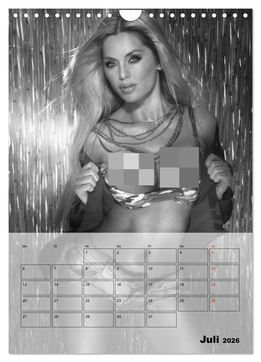 Bild: 9783516444841 | Knisternde Erotik in schwarz-weiß (Wandkalender 2026 DIN A4 hoch),...