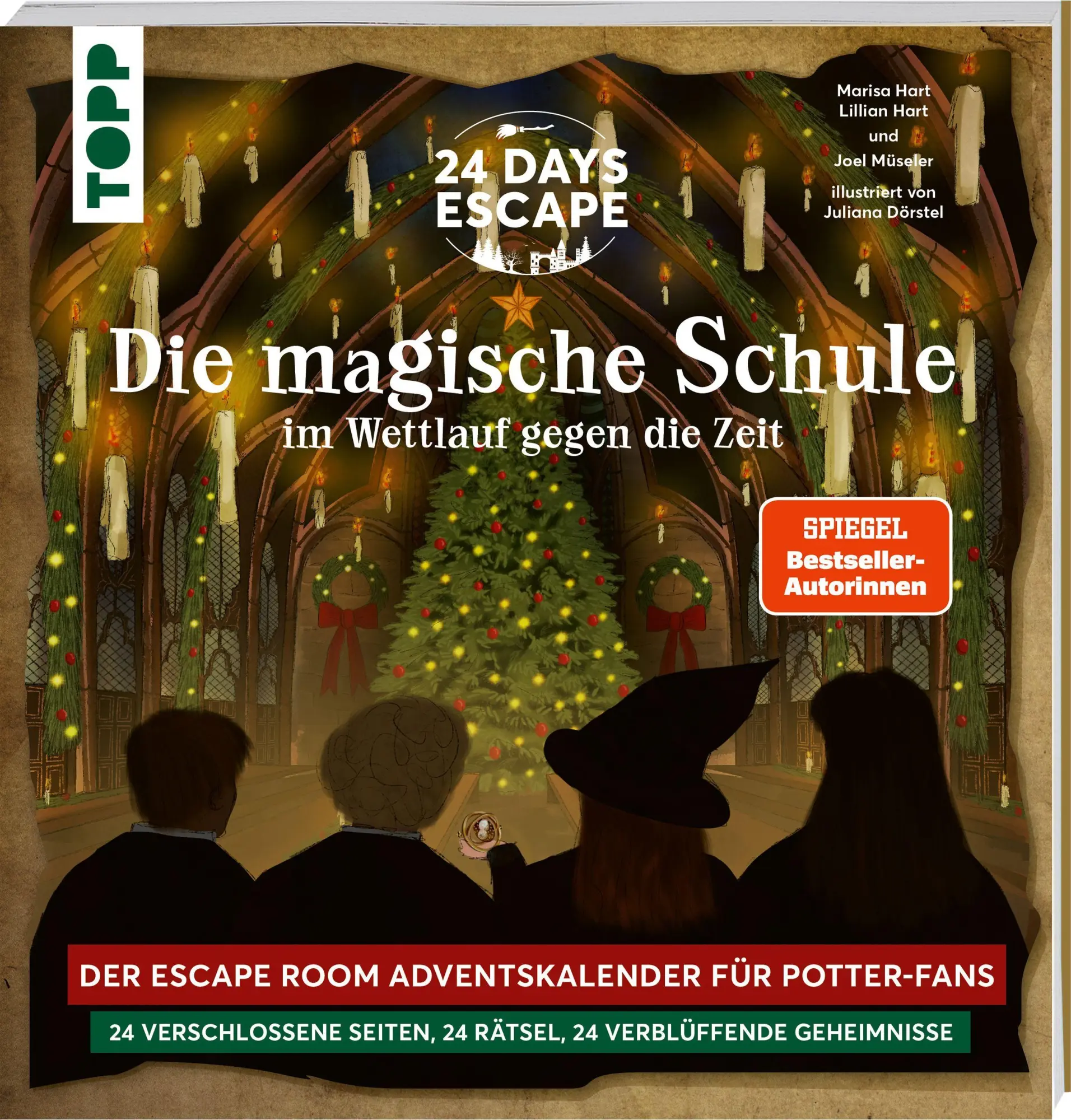 Cover: 9783735854841 | 24 DAYS ESCAPE - Der Escape Room Adventskalender für Potter-Fans:...