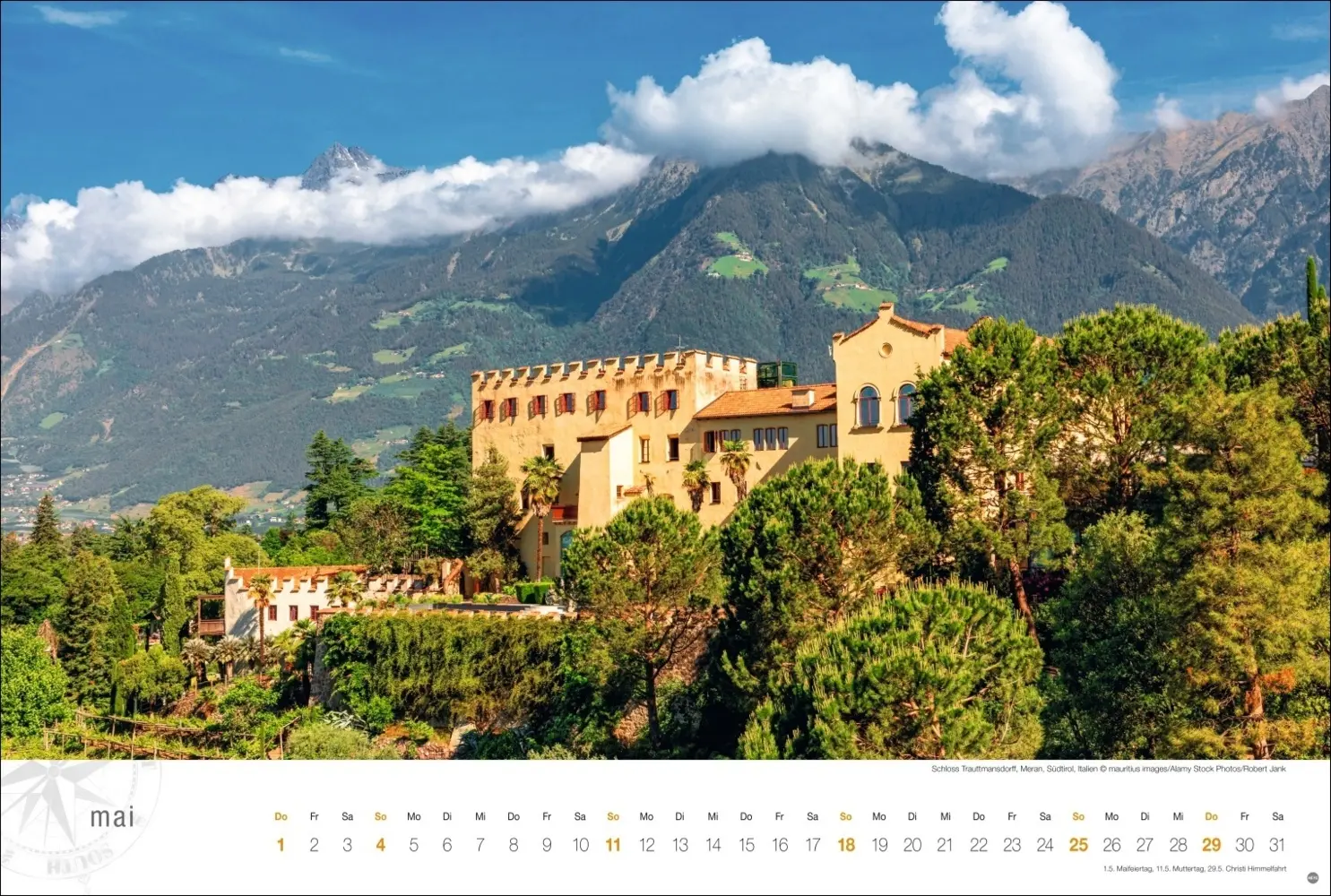 Bild: 9783756404841 | Südtirol Globetrotter Kalender 2025 - Von romantischen Tälern und...