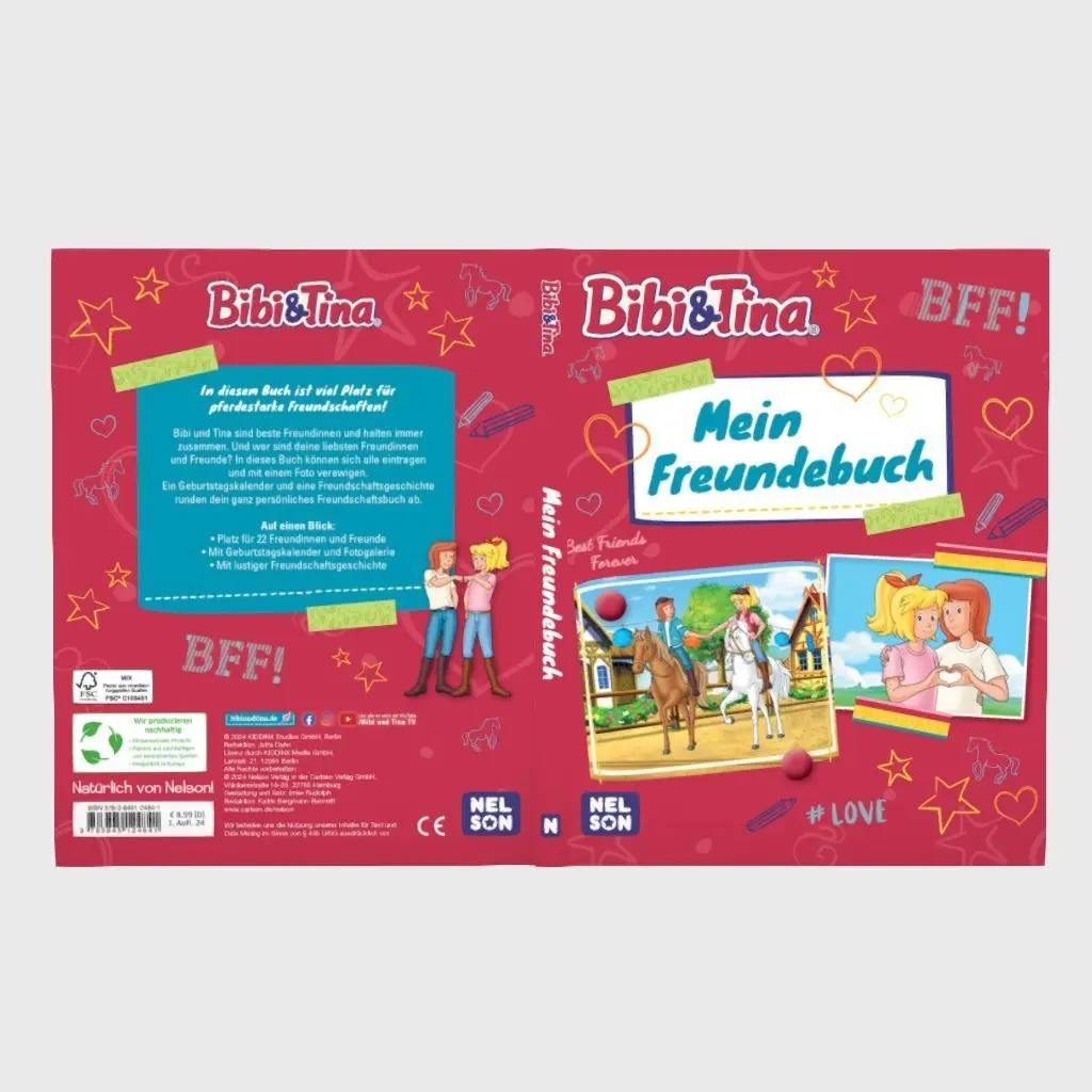 Bild: 9783845124841 | Bibi &amp; Tina: Mein Freundebuch | Freunde für immer! | Buch | 64 S.