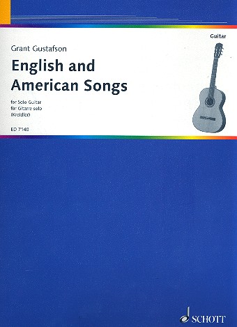 Cover: 9790001074841 | English and American Songs | Kreidler Guitar Studio | Grant Gustafson