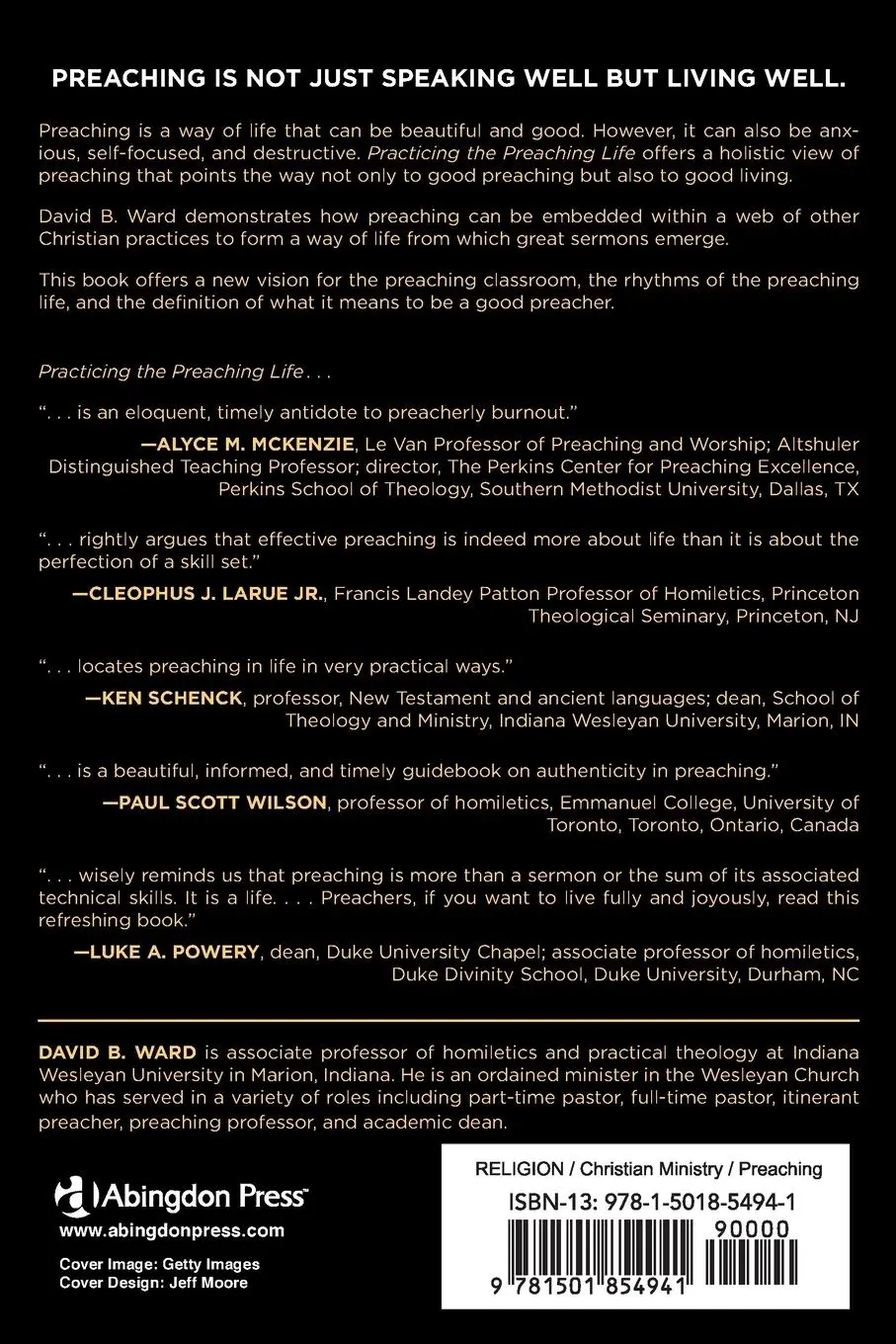 Rückseite: 9781501854941 | Practicing the Preaching Life | David B Ward | Taschenbuch | Englisch