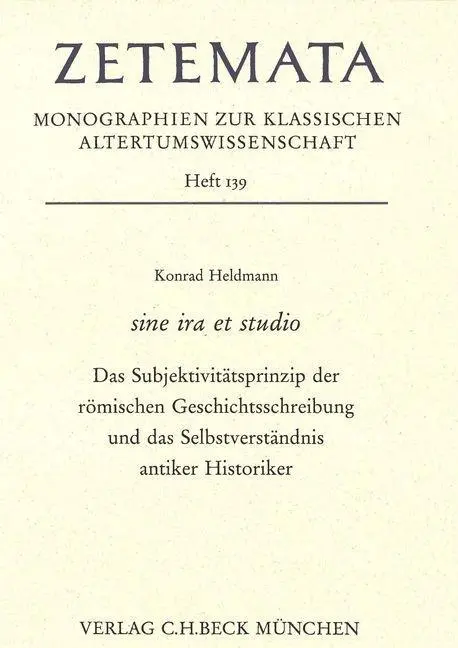 Cover: 9783406614941 | Sine ira et studio | Konrad Heldmann | Taschenbuch | 128 S. | Deutsch