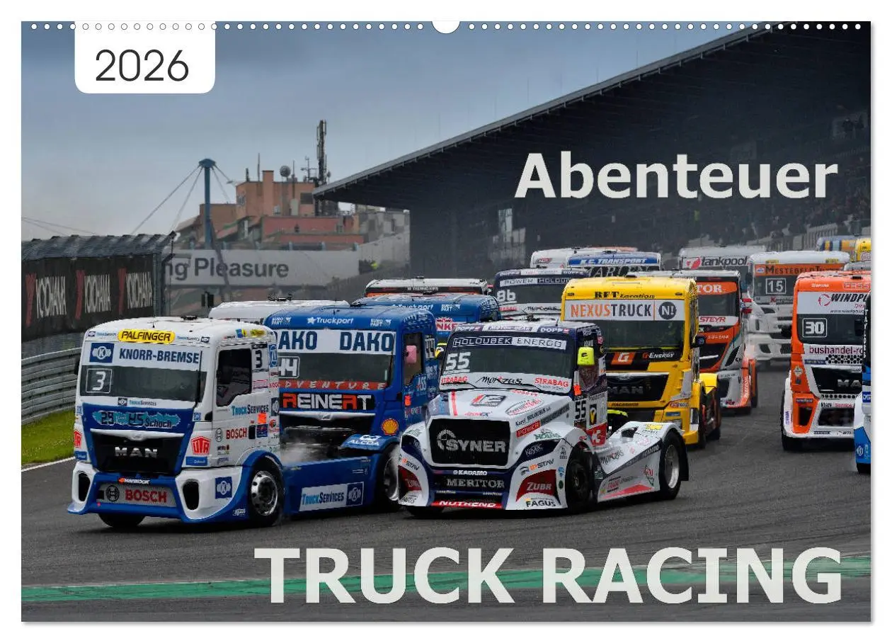 Cover: 9783457894941 | Abenteuer TRUCK RACING (Wandkalender 2026 DIN A2 quer), CALVENDO...